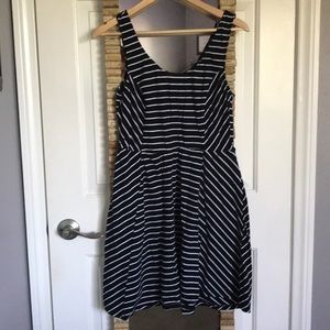 Mossimo Black/White Striped Dress